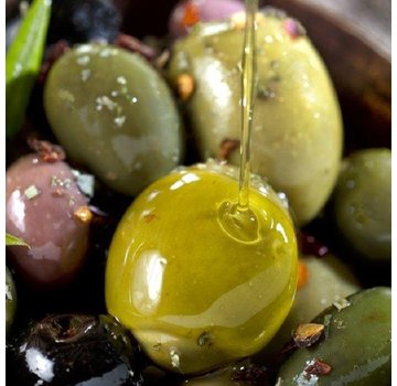 De Grand Bazaar Natuurlijke Gemengde Olijven (Calamon- Groen) - Griekse Stijl 500g