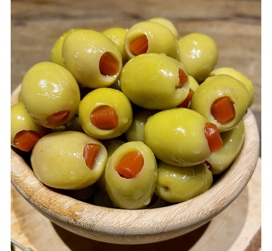 Kapya Biberli Köy Yeşil Zeytini 1Kg