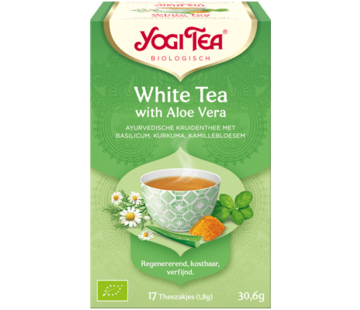 De Grand Bazaar Yogi Tea- White Tea with Aloe Vera (Bio) (17 adet demlik poşeti)