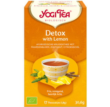 De Grand Bazaar Yogi Tea- Detox with Lemon (Bio) (17 adet demlik poşeti)