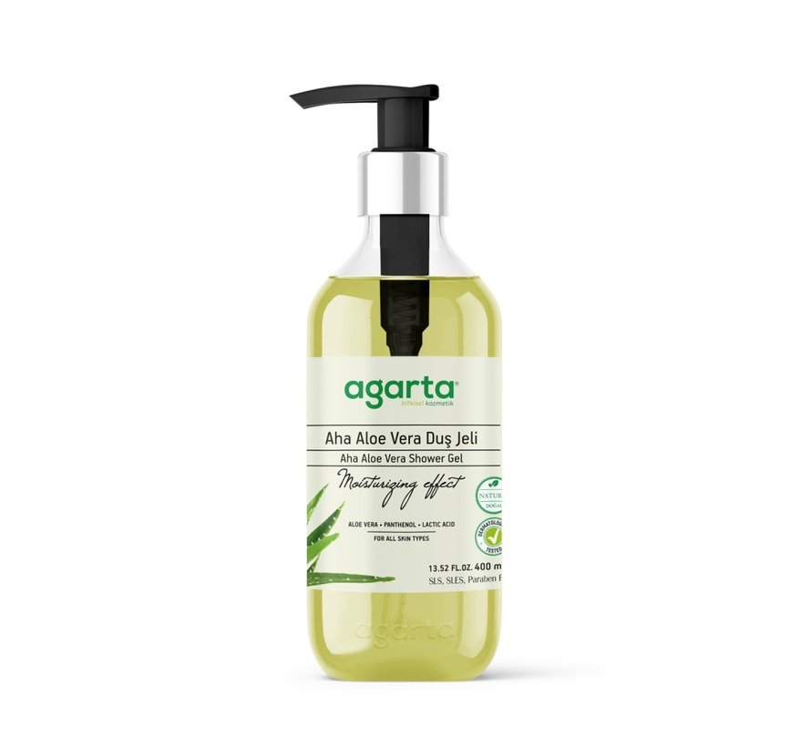 Agarta Doğal Aha Aloe Vera Duş Jeli 400ml