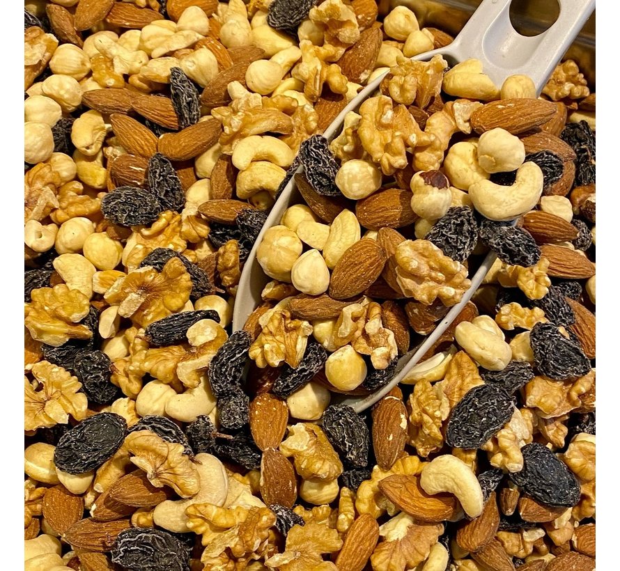 Gemengde Noten met Zwarte Druiven (Zonder Zout) 500 g