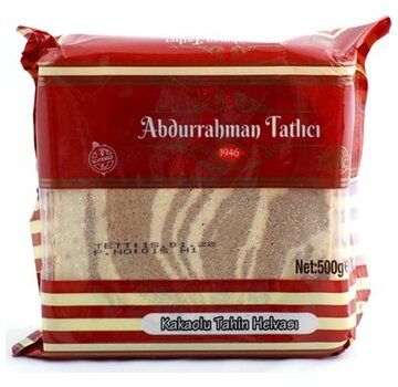 De Grand Bazaar Abdurrahman Tatlıcı Tahini Helva met Cacao 300 g