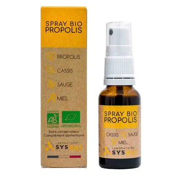 De Grand Bazaar Organik Sprey Propolis (Bal+Frenk Üzümü+Adaçayı ilaveli)  20mL