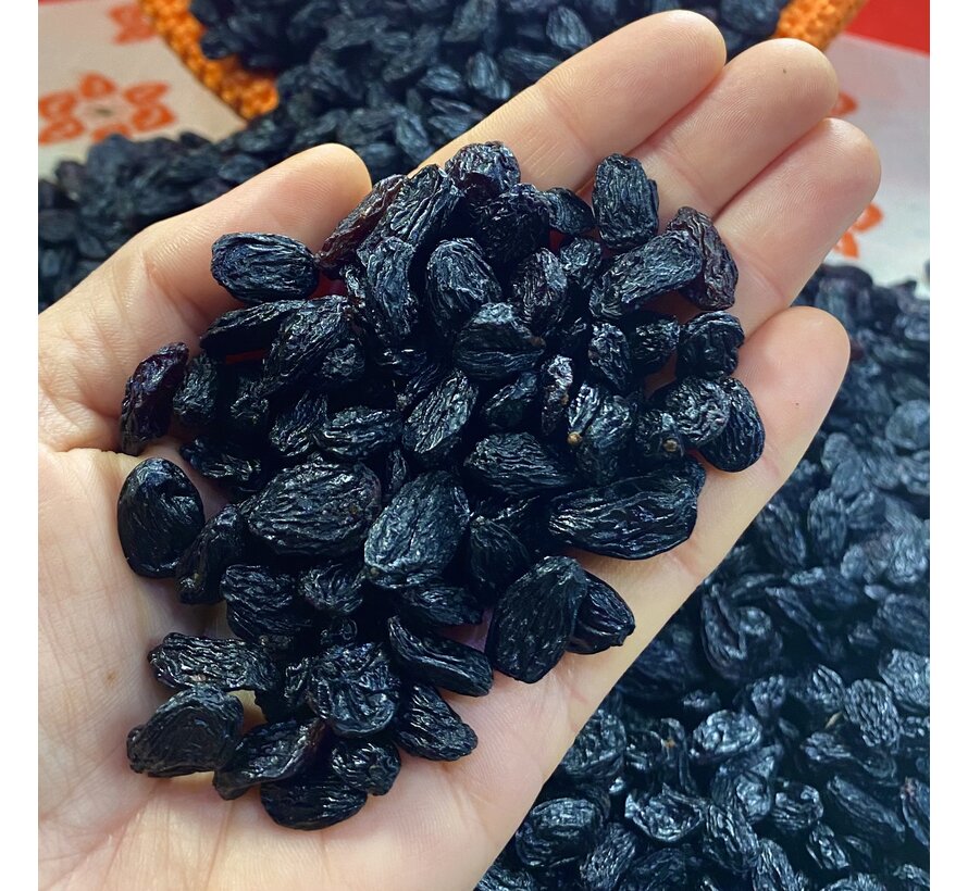 Natuurlijke Zwarte Druiven zonder Pitten (Bloedvormende Druiven) 500 g