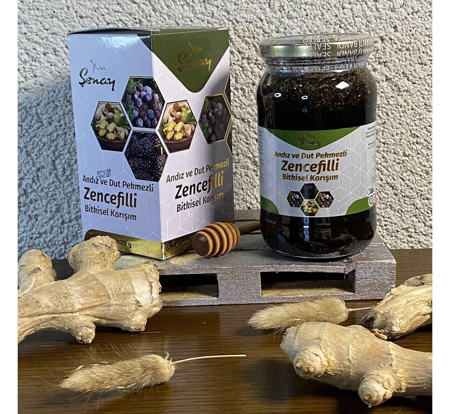 Kruidenmix met gember en juniper&moerbeimelasse 420 g