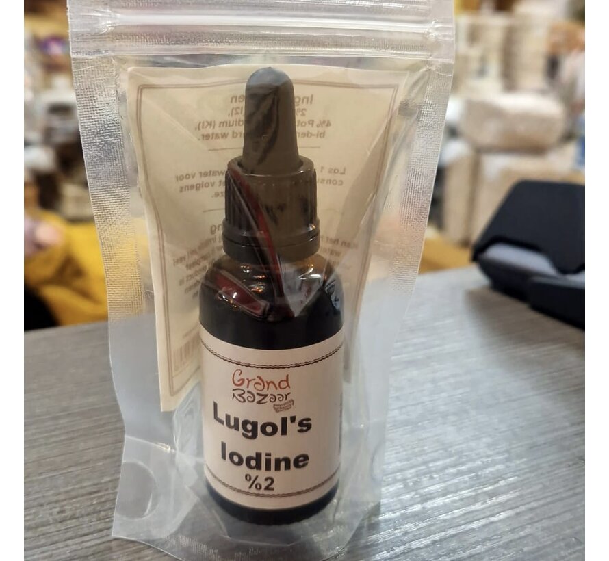 Lugol  Oplossing (2% Jodium) 30 ml