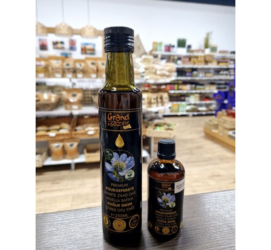 Koudgeperst Natuurlijke Zearte Komijnolie 250 ml