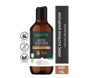 De Grand Bazaar Ağarta Natuurlijke Jeneverbes teer en Keratine Shampoo 400 ml