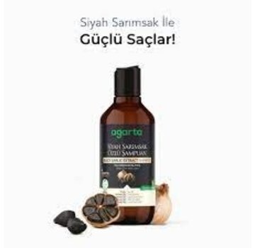 De Grand Bazaar Natuurlijke Zwarte Knoflookshampoo tegen Haaruitval 400 ml