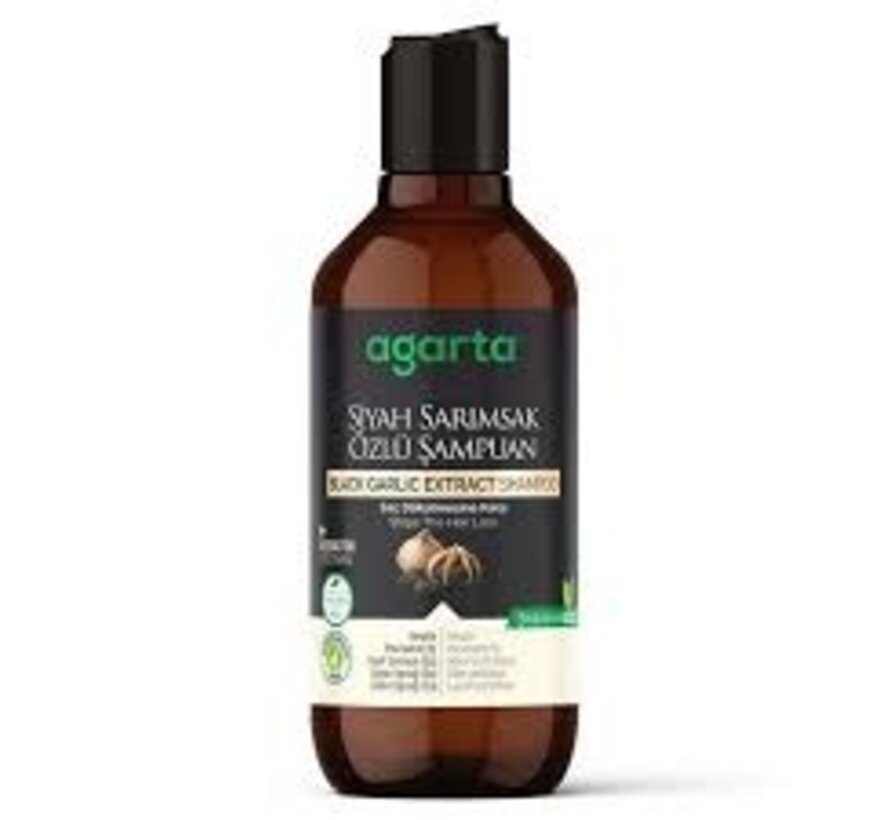 Natuurlijke Zwarte Knoflookshampoo tegen Haaruitval 400 ml