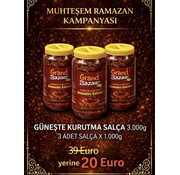 De Grand Bazaar Promo Zongedroogde Zoete Paprikapuree, Pikant Paprikapuree en Tomatenpuree ( 3 stuks 1Kg)