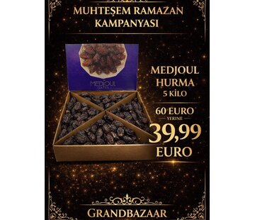 De Grand Bazaar Kampanya-Mecdül Hurma 5 kg (Jumbo Boy)