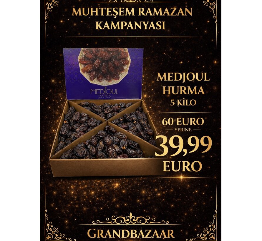 Kampanya-Mecdül Hurma 5 kg (Jumbo Boy)