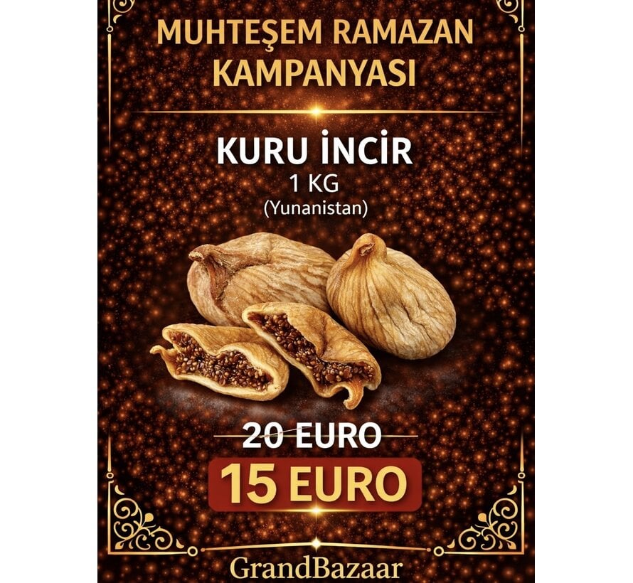 PROMO- Gedroogde Vijgen 1 Kg