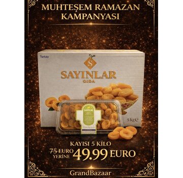 De Grand Bazaar KAMPANYA-Sarı Kayısı Kurusu 5 Kg