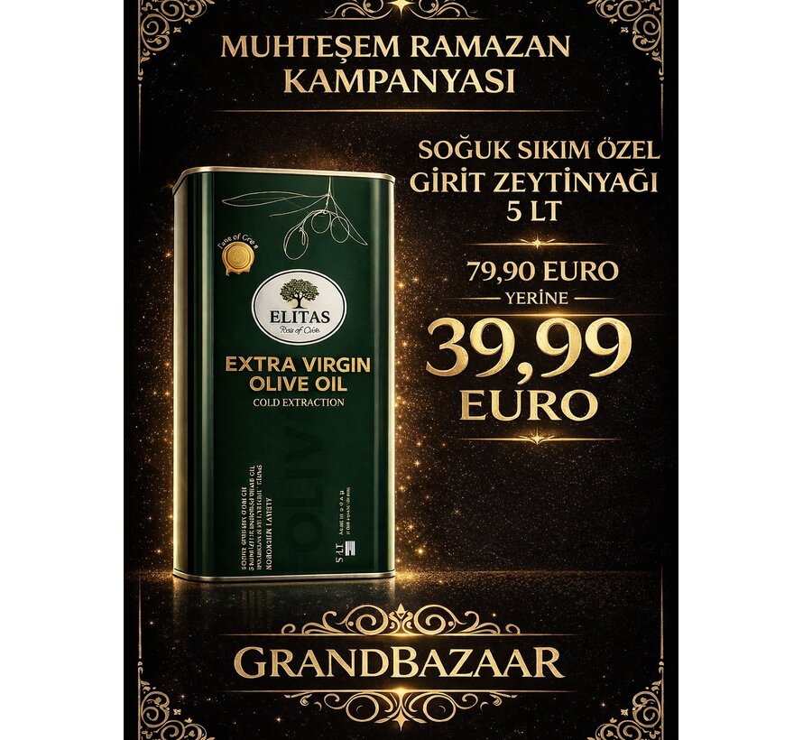 De'Lazza Koudgeperste Olijfolie 5000ml