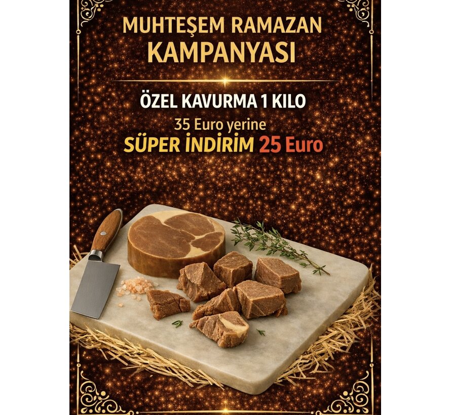 KAMPANYA-Kavurma (%100 Dana Eti) 1Kg (+-50g)