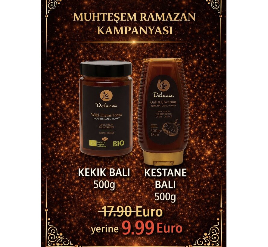 PROMO-De'Lazza Bio Wilde Tijm Honing 450g