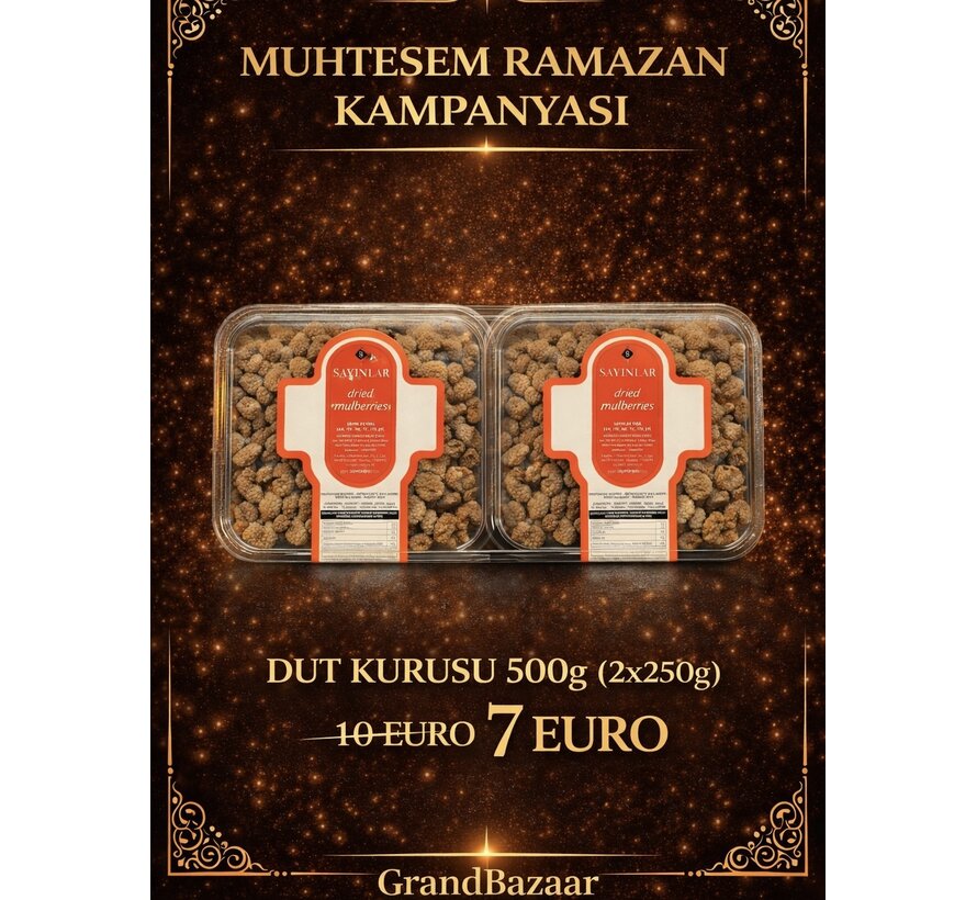 KAMPANYA- Dut Kurusu 2 Adet 250g