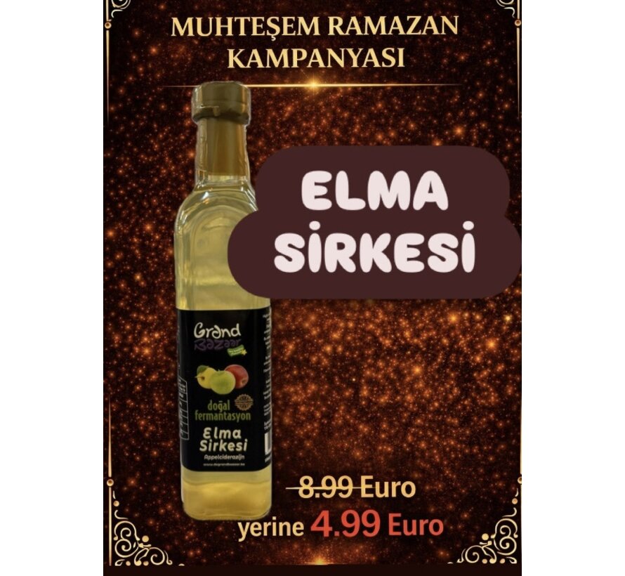 KAMPANYA- Doğal Katkısız Elma Sirkesi 500ml
