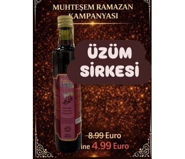 De Grand Bazaar KAMPANYA-Doğal Katkısız Üzüm Sirkesi 500ml