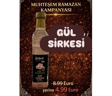 De Grand Bazaar PROMO-Natuurlijke Gefermenteerde Rozenazijn  500 ml