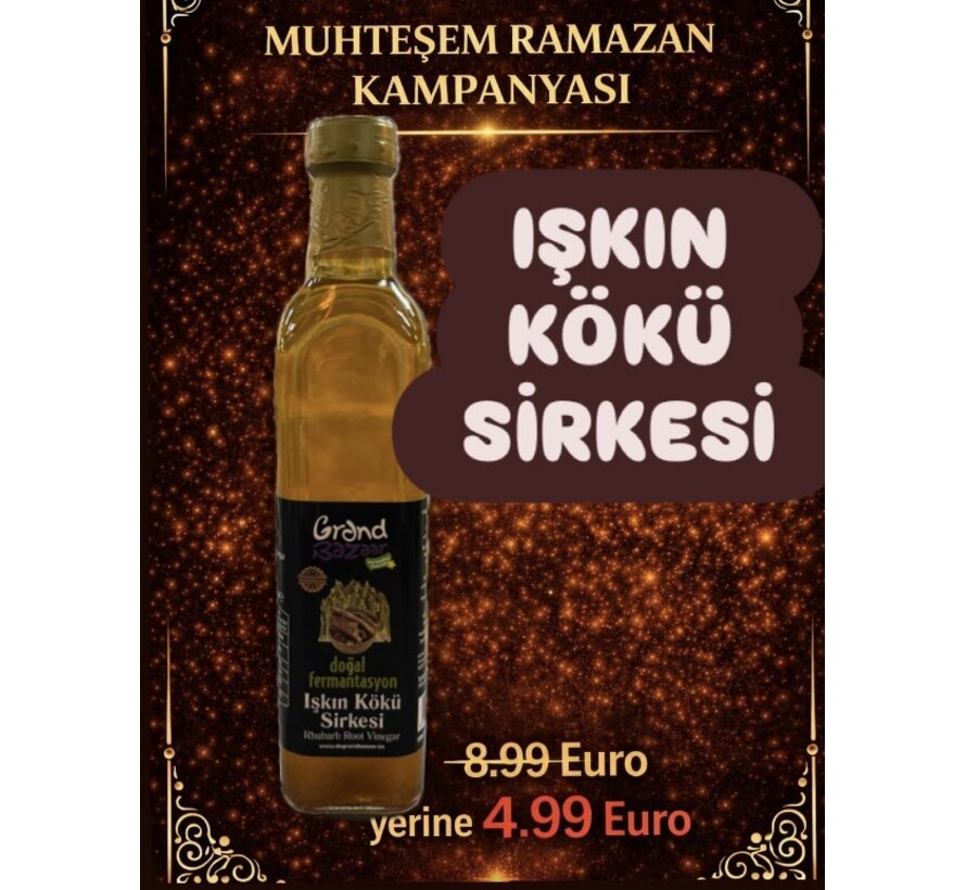 PROMO-Rabarberwortel Azijn 500ml