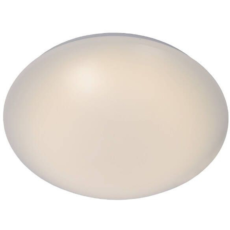 Lucide BIANCA-LED - Plafondlamp Badkamer - Ø 31 cm - LED Dimb. - 1x12W 3500K - IP21 - 3 StepDim - Opaal