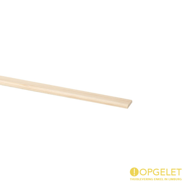 Afdeklijst 19x4 mm 270cm grenen