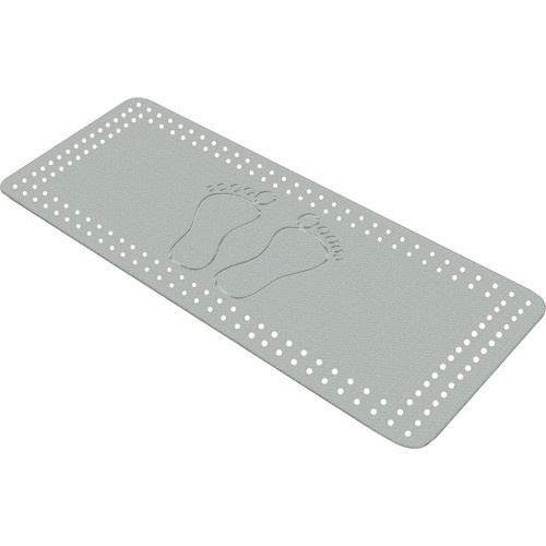 Antislip badmat Foot Grijs 36x72cm
