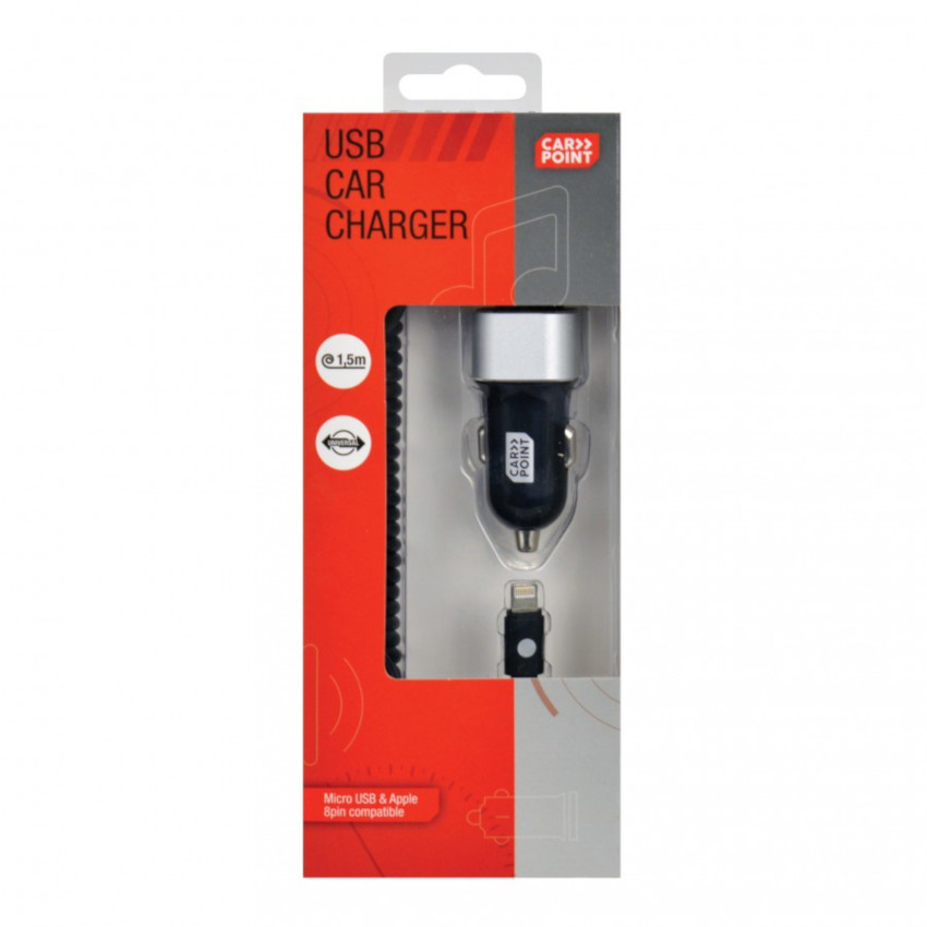 Autolader 12V 24V Single Usb 4.8A