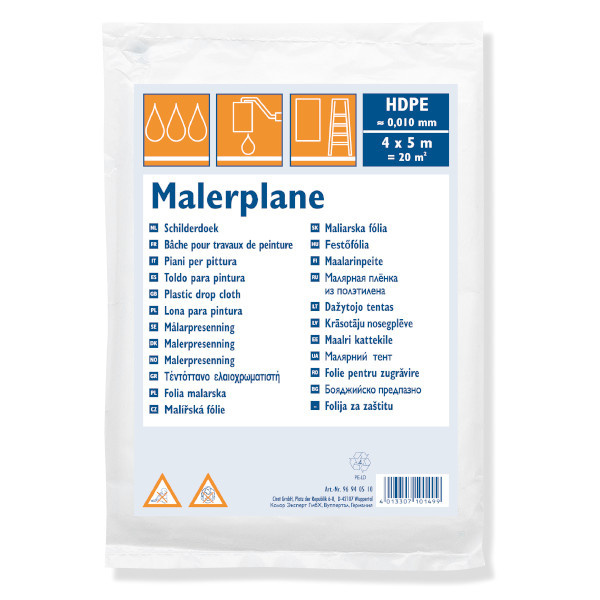 Afdekfolie Medium 4x5 mtr