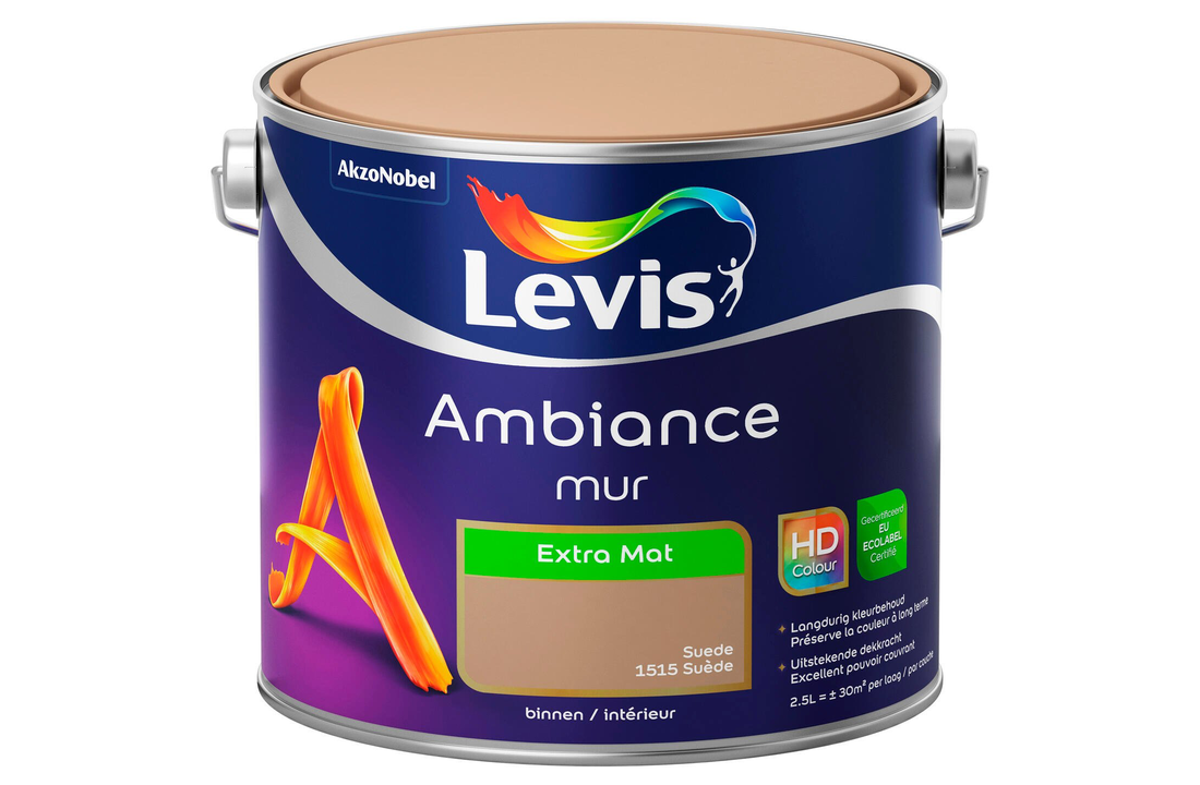 Levis Ambiance muurverf extra mat 2,5l suède
