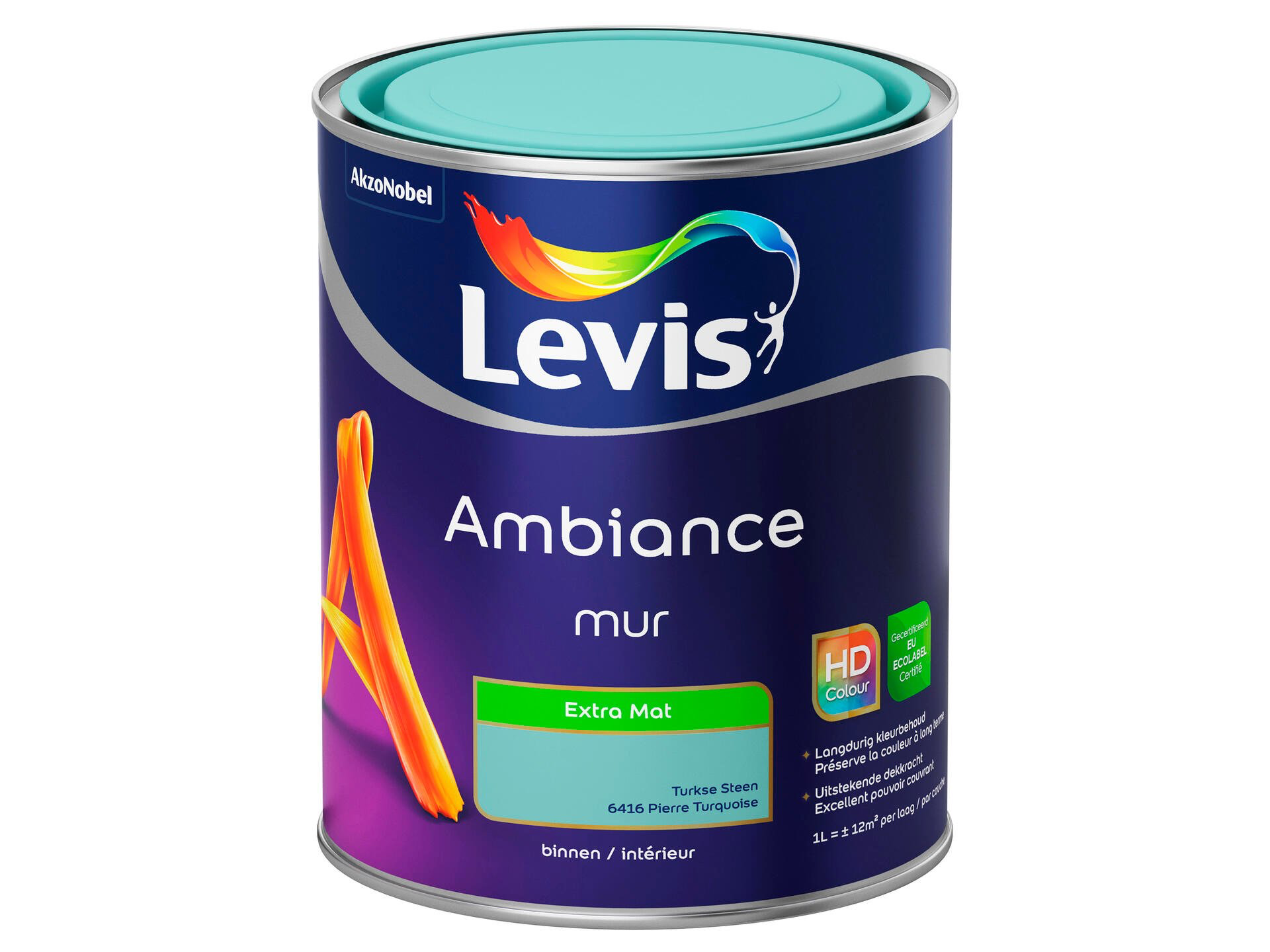 Levis Ambiance muurverf extra mat 1l turkse steen
