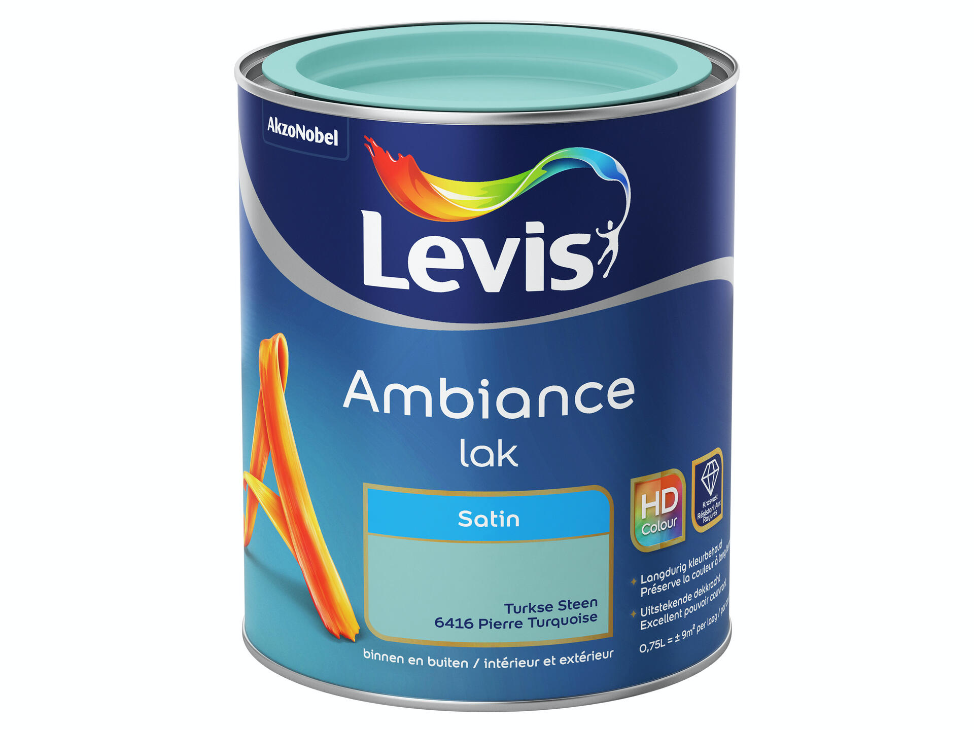Levis Ambiance lak zijdeglans 0,75l turkse steen