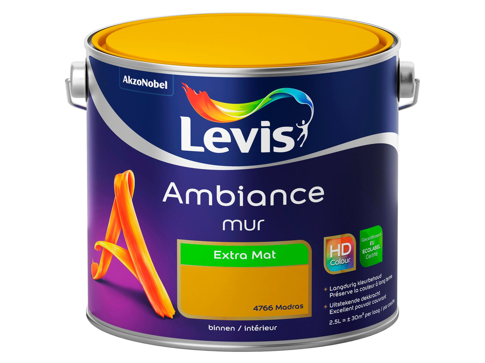 Levis Ambiance muurverf extra mat 2,5l madras