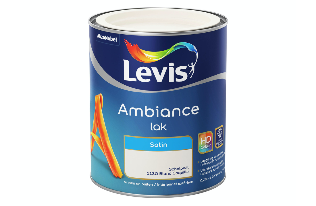 Levis Ambiance lak zijdeglans 0,75l schelpwit