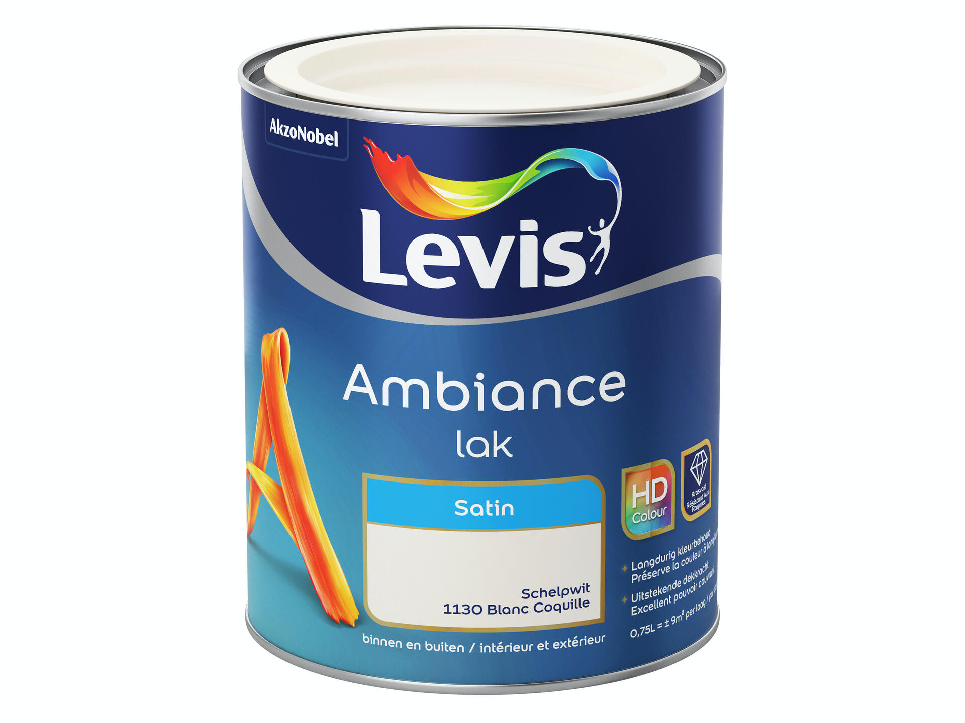 Levis Ambiance lak zijdeglans 0,75l schelpwit
