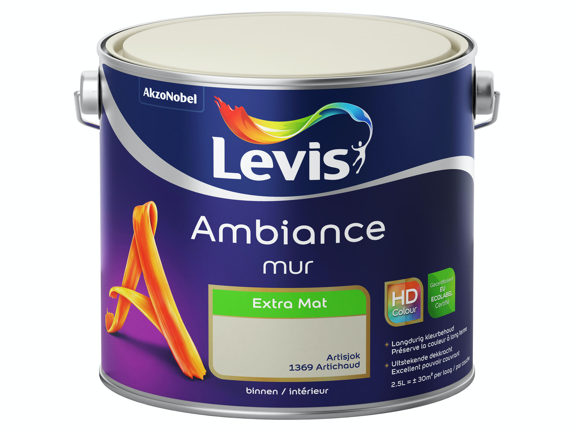Levis Ambiance muurverf extra mat 2,5l artisjok