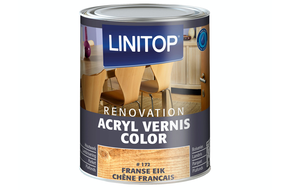 Acryl Vernis 0.75L Franse Eik