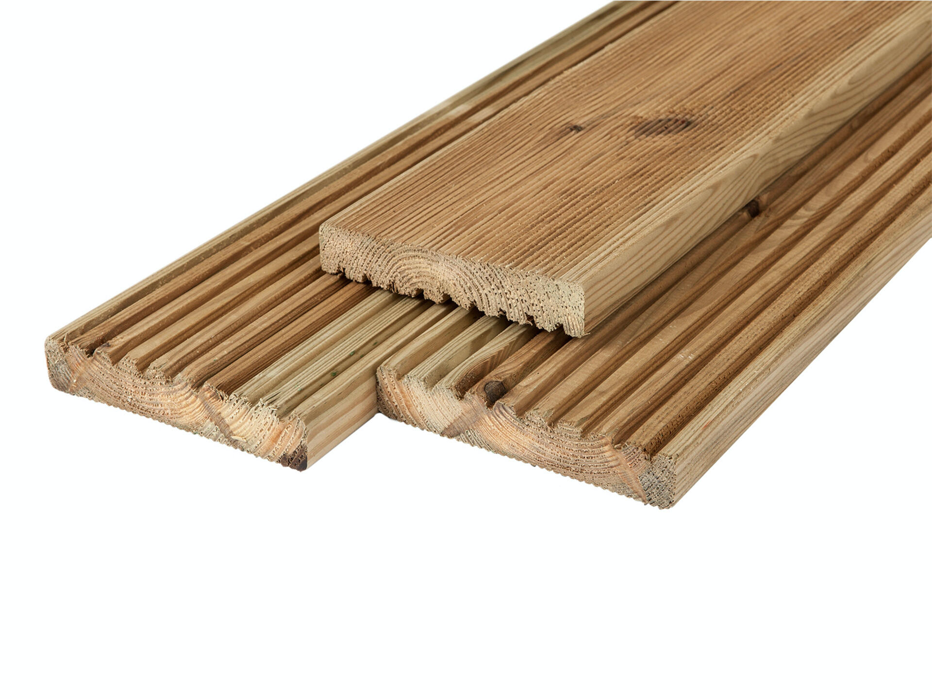 Plana anti-slip terrasplank 300x14,5x2,8 cm geïmpregneerd