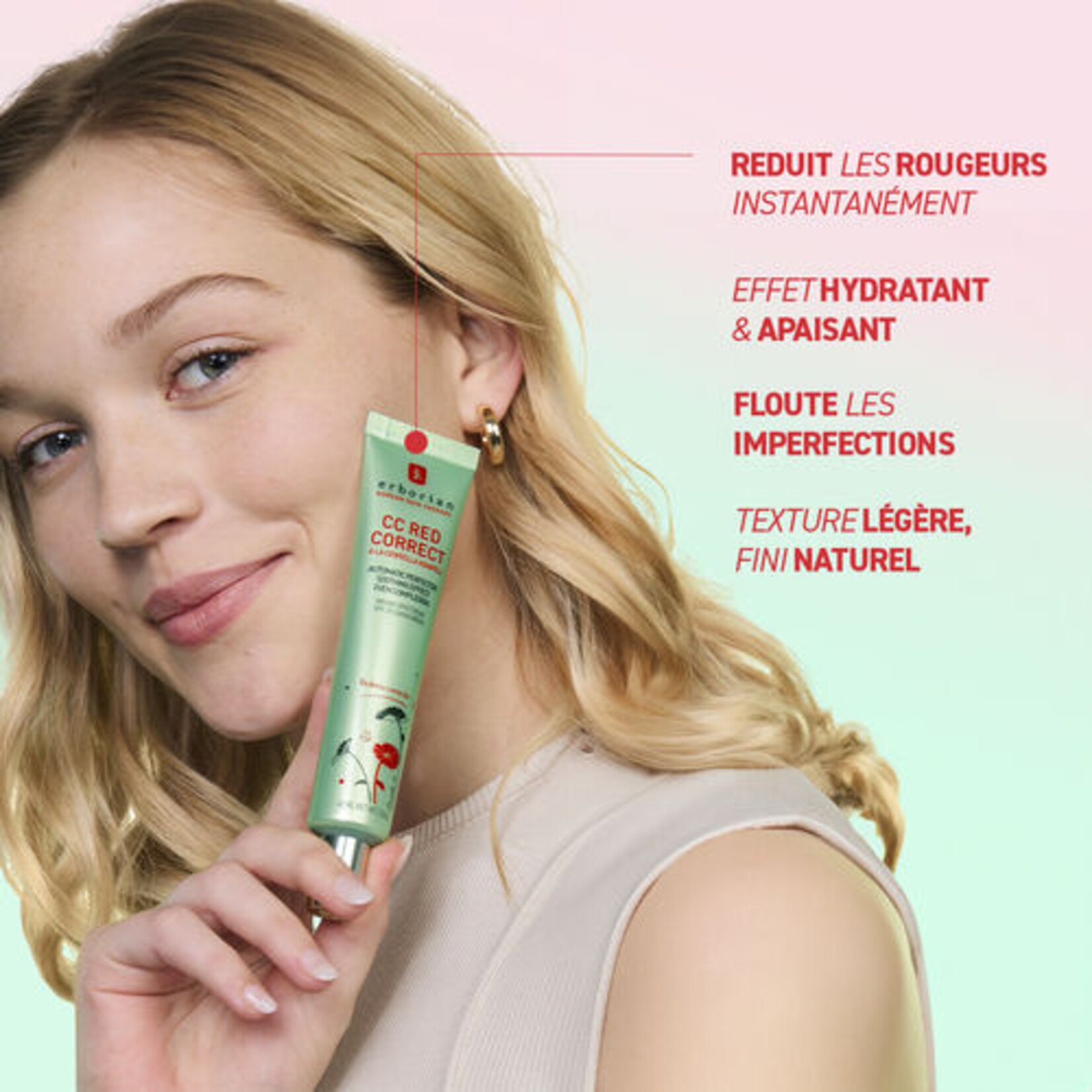 ERBORIAN CC Red Correct crème anti-rougeurs