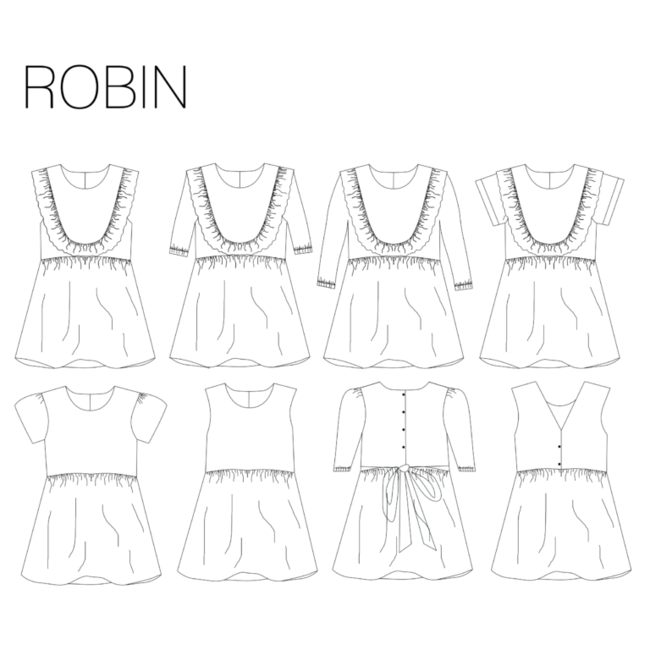 Iris May - Robin jurk