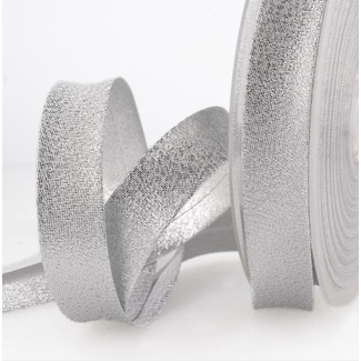 Biais - lurex zilver