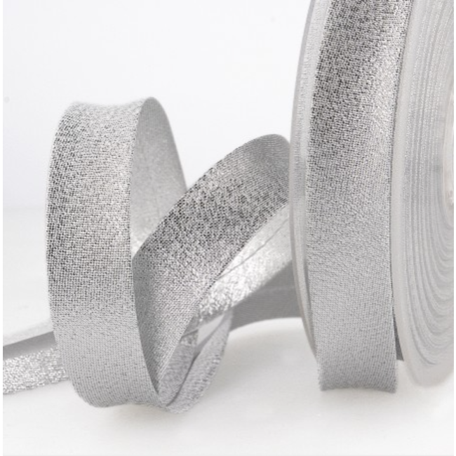 Biais - lurex zilver