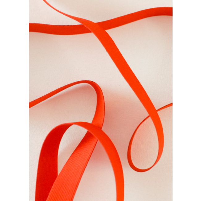 Elastiek 25 mm - rood