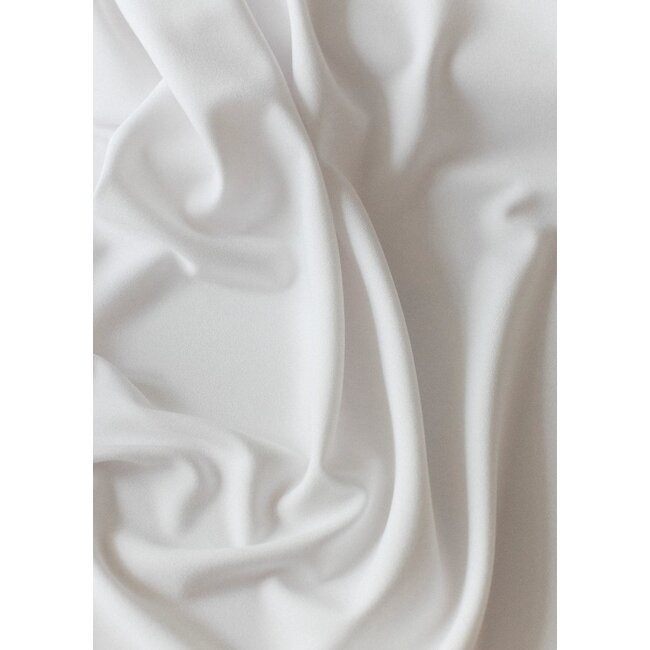 Crêpe marocain - wit