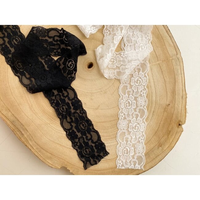 Elastisch kant bloem - 55 mm