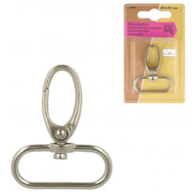 Musketon zilver (20-50mm)